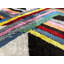 Colourful Zigzag Ikat Pillow – 16X16” Silk Velvet | Handmade Luxe