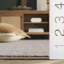 Tapis beige en polyester Donlon-299662170