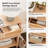 51" Natural Entryway Console Table