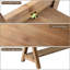 Banc en bois massif, banc d'entrée de ferme 43 po pour salon, banc de rangement rustique pour l'intérieur, naturel