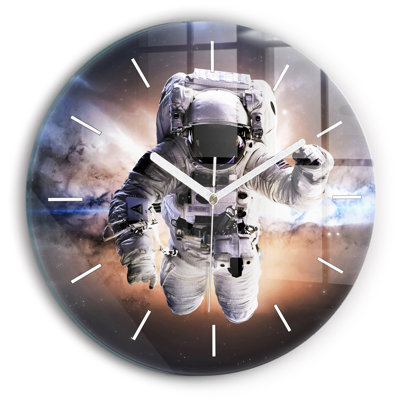 Glass Wall Clock