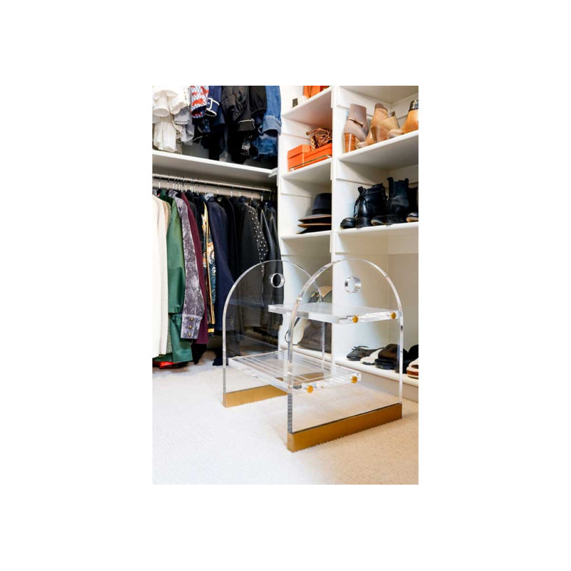 Odette Lucite Foot Stool