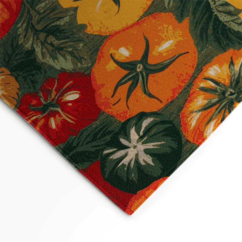 Tapis d'intérieur et d'extérieur brun Botanical, Rectangle 9 pi x 12 pi