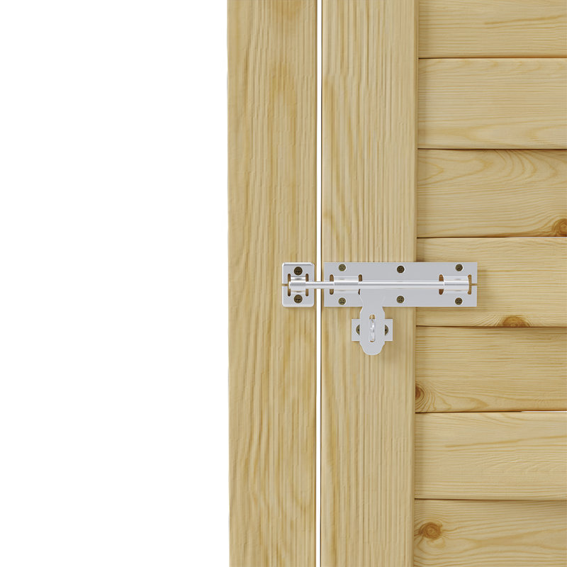 Wooden Garden Gate with Door Latch