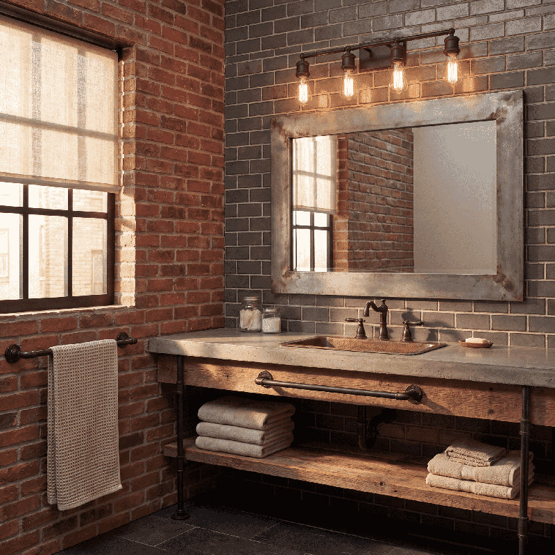 4-Light Dimmable Vanity Light, Oil Rubbed Bronze