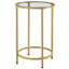 Table d'appoint ronde avec plateau en verre-2027567627
