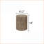 Ensemble de tables basses rustiques aspect bois avec bout Support pour plante, gigogne peu encombrante pour le salon