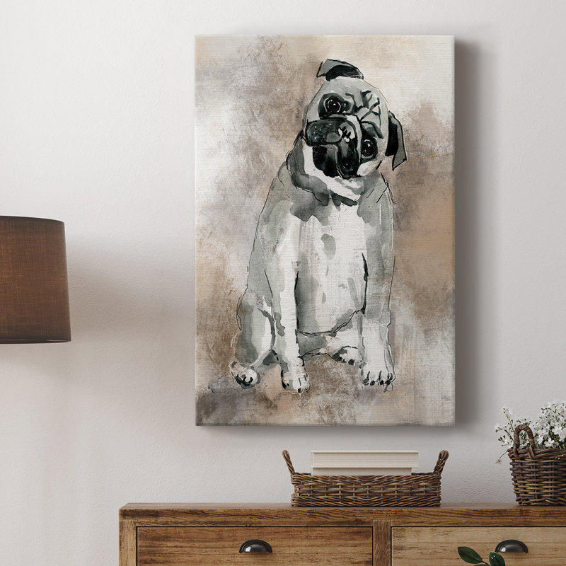 Carlin de croquis - galerie Cavas sur mesure, H 48 po x l 32 po