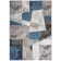 Roclin Geometric Area Rug in Blue/Gray