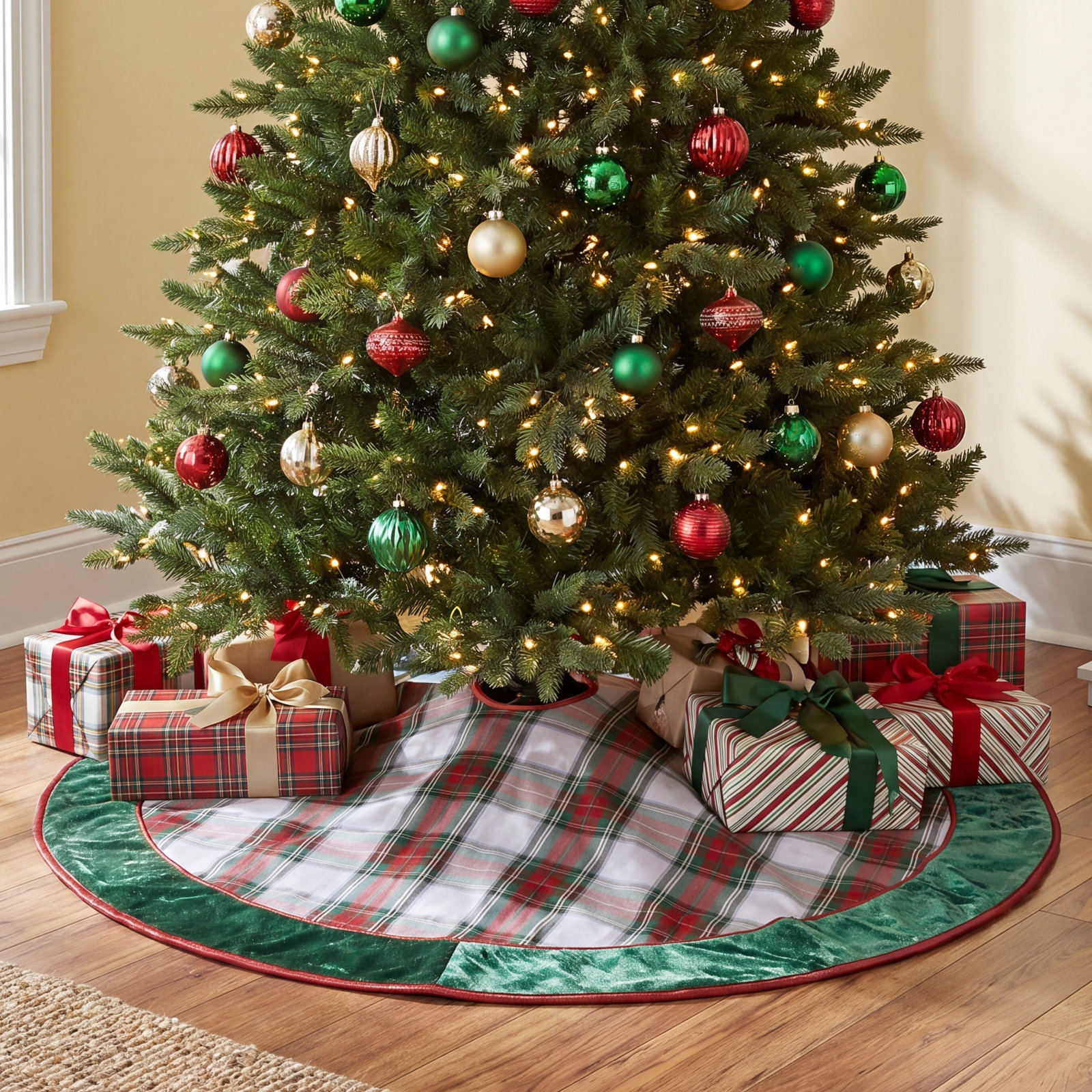 Berry Ridge Velvet Tree Skirt