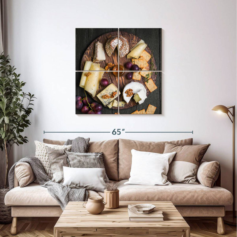 Yarlin Cheese Charcuterie Board, 38" H x 38" W