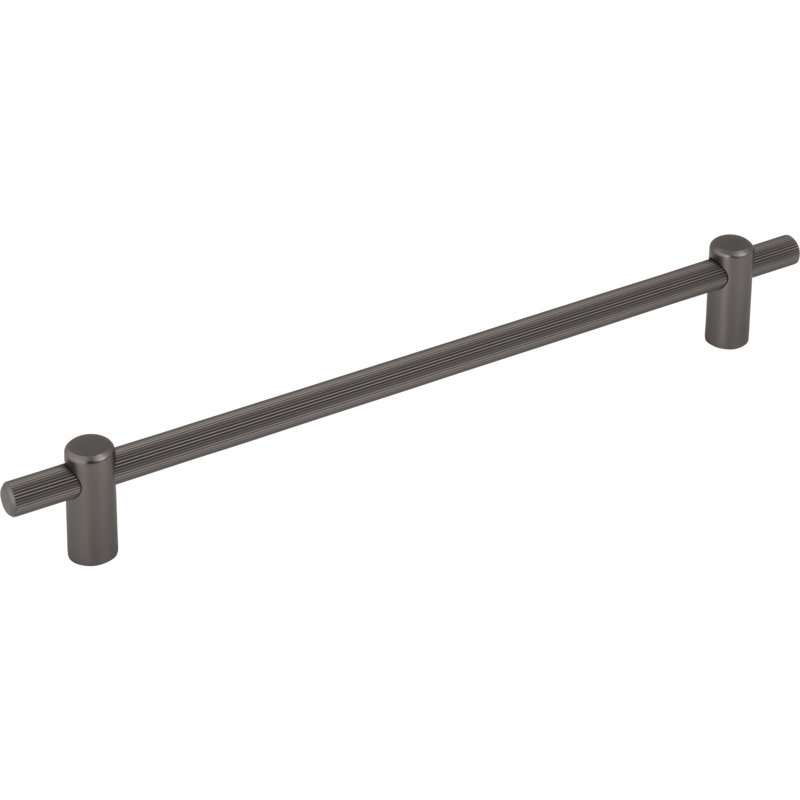Dempsey Bar Pull, Ash Gray, 8 13/16" Center To Center