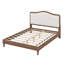 Lit plateforme classique, tête de lit tapissier bien conçue-129458345-129458346