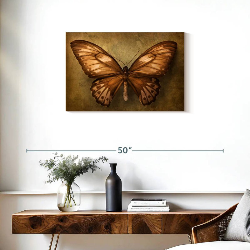 Papillon rétro Brampt, H 20 po x l 30 po