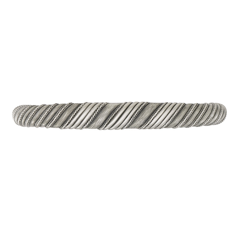 EDGAR BEREBI WALDORF 5 INCH CENTER TO CENTER PULL IN BURNISHED PEWTER FINISH