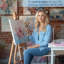 P&L Art Gallery - Toile tendue sur châssis tendu 24 "x 48" avec cadre en bois pour peinture à l'huile et art mural-1071163723