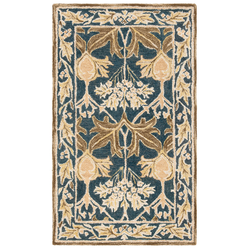 Tingley Hand Tufted Wool Oriental Rug, Rectangle 3' x 5'