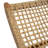 Elanora Outdoor Acacia Wood annd Wicker Woven Sun Lounger-1001741842