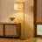 Montage Modern 60" Gold LED Floor Lamp with Pleated Ivory Fabric Drum Shade, Bulb Included-1038233513-870193379