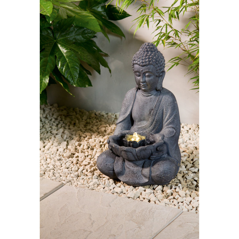 Analiza Weather Resistant Floor Fountain with Light