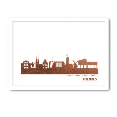 Bielefeld Skyline 1 Piece Single Picture Frame Wall Art