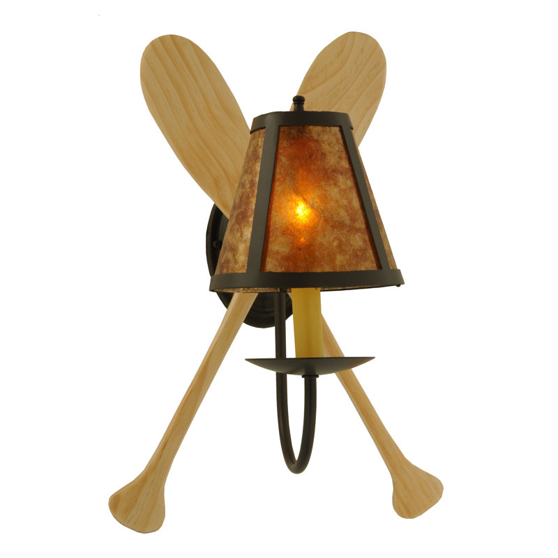 Rustic Lodge 1 - Light Armed Sconce