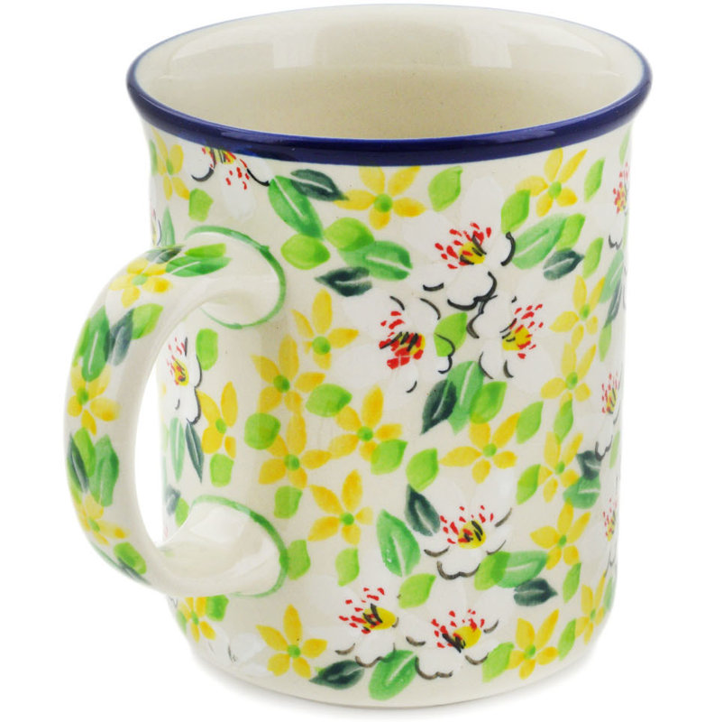 20 oz. Tasse en grès - Anémones à l'aube