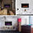 36.02'' W Recessed Electric Fireplace Insert, WiFi Heater for Living Room,Timer, Overheating Protection, Touch Screen, Black