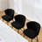 26" Boucle Fabric Counter Height Bar Stools With Metal Frame-703121845