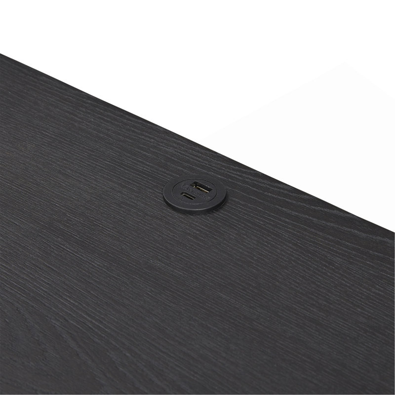 Small Nightstand - Peppercorn, Black