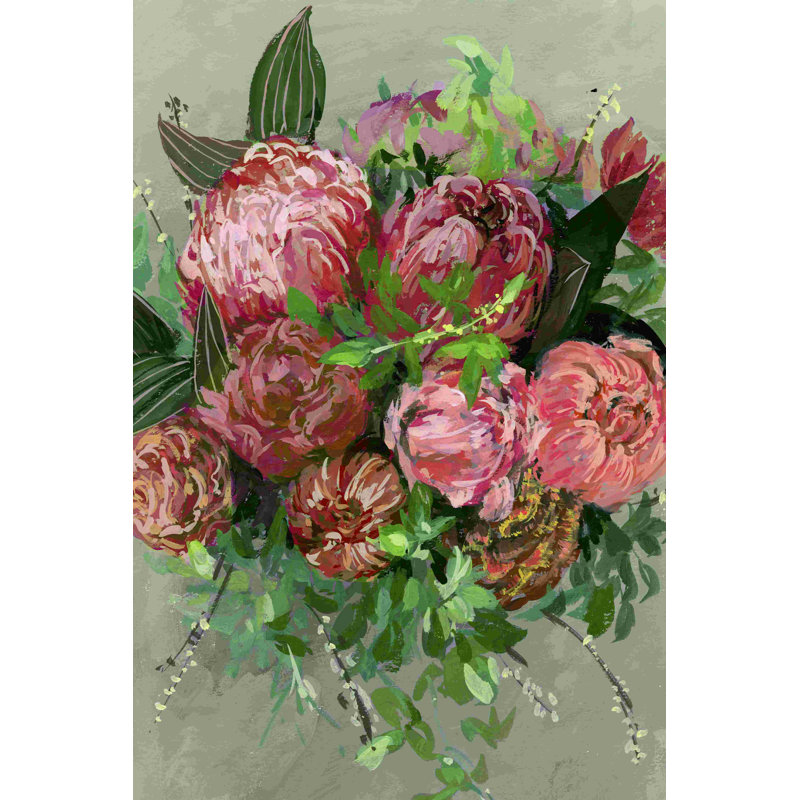 Bouquet rétro II, H 18 po x l 12 po