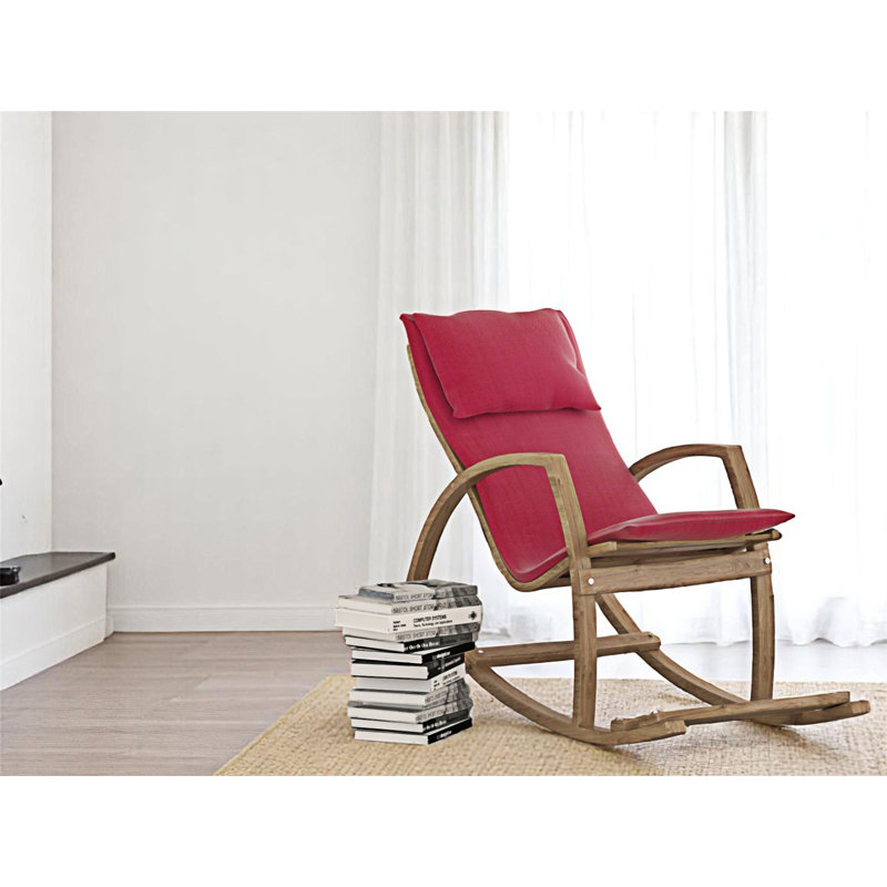 Chaise berçante moderne (y compris la chaise), Rouge