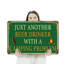 Enseigne en aluminium 18 "x 24" Just Just Drink-119479268
