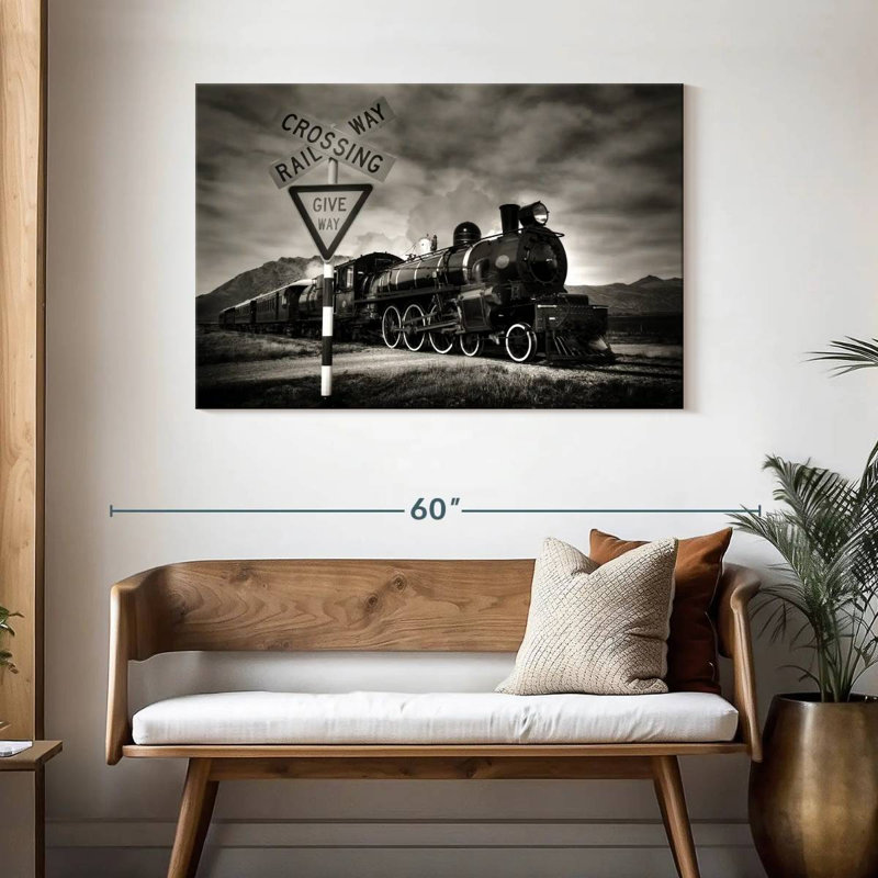 Mehar Rail Crossing, 30" H x 45" W