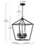 Lustre géométrique à 6 lumières Gurjit-235141610
