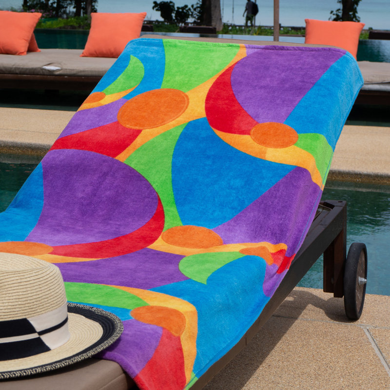 Serviette de plage 100% coton Curtisha