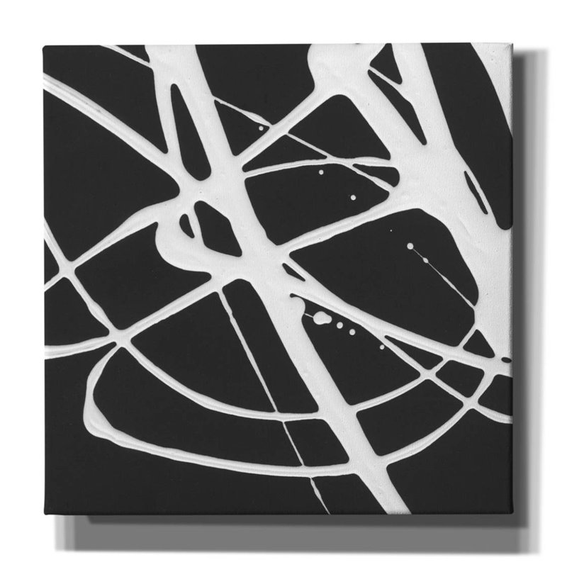 «Rumble Down 1» par Moira Hershey, art mural sur toile, H 12 po x l 12 po x P 0,75 po