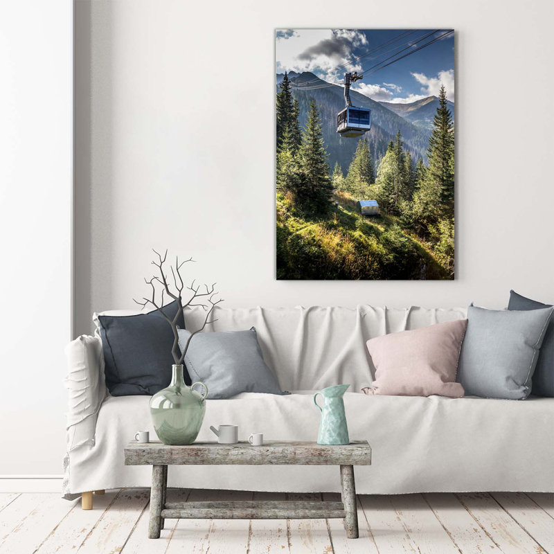 Roller Coaster - Wrapped Canvas Print