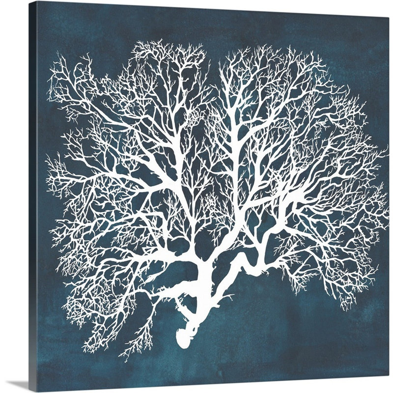 «Inverse Sea Fan III», art mural sur toile, H 24 po x l 24 po x P 1 po, Toile tendue