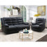Lamyiah 2-Piece Modern and Soft Leather Manual Reclining Configurable Living Room Set