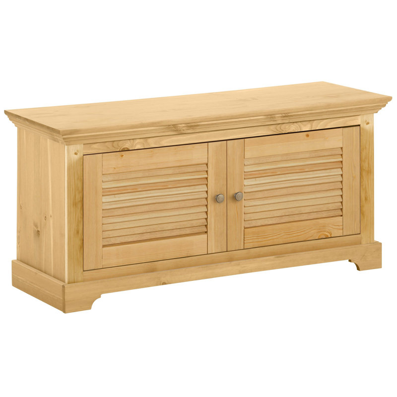 Solid Wood Storage Bench, Oiled