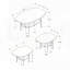 Ensemble de 3 tables basses et tables de bout avec tablettes-382444427
