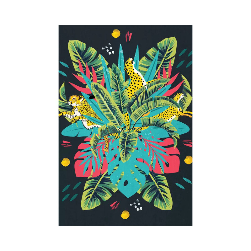 Tropical Vibe 1 Piece Wrapped Canvas Wall Art, 20.32 cm H x 30.48 cm W