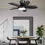 Ventilateur de plafond avec lumières DEL Whitham-1922404521