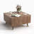 Lift Top Coffee Table with Storage, 32" Square Coffee Tables with Lifting Top, Mid Century Modern Center Table with Hidden Compartment for Home Office, Living Room, Walnut-1175396735