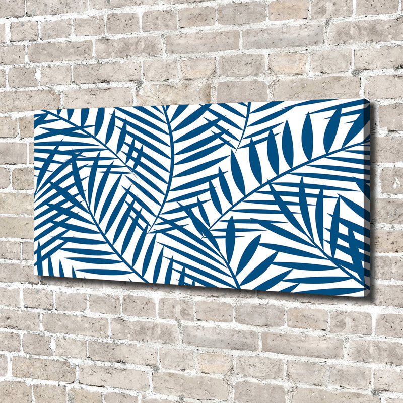 Leaves Of Palm - Wrapped Canvas Print