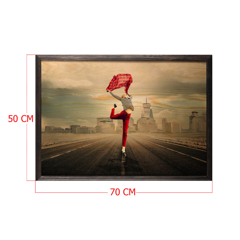 Anonymous - Single Picture Frame Painting on Wood, 50cm H x 70cm W x 1.5cm D