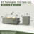 Outdoor Fire Pit Propane Fire Table with Tank Holder