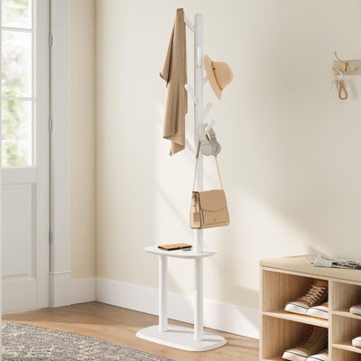 Coat Rack Stand With 8 Hooks