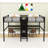 Twin & Twin Metal Loft Bed With Double Desk, Wardrobe, Shelves, Charging Station And Guardrails-1952015908